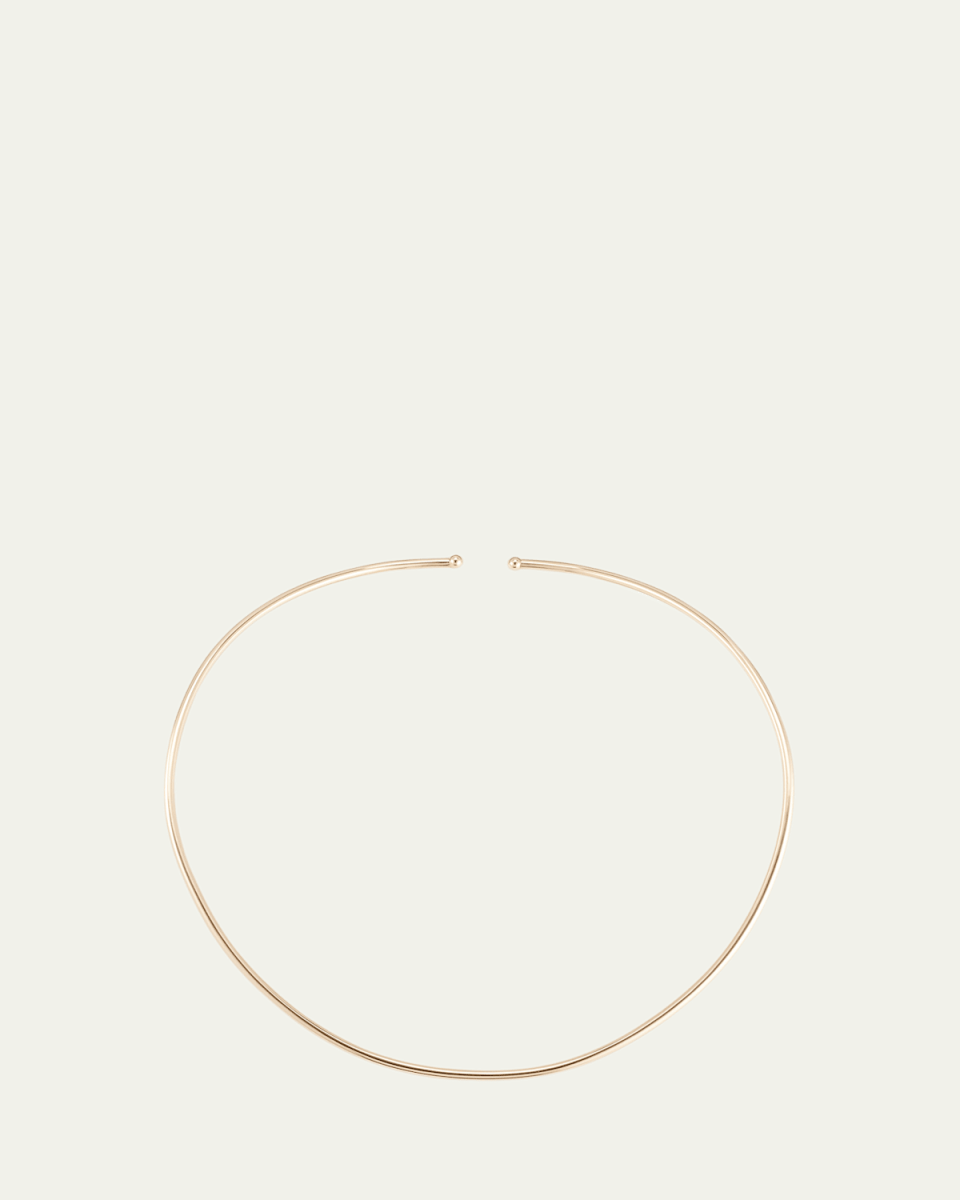 18K Yellow Gold Flex Collar Necklace